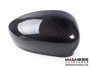 Alfa Romeo 4C Mirror Covers - Carbon Fiber - Caps - Feroce Carbon